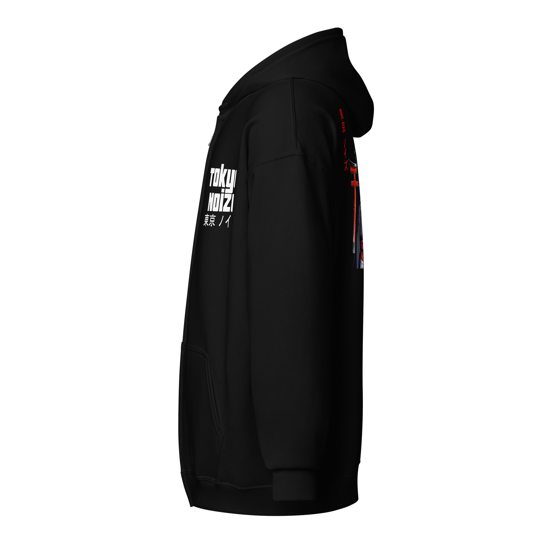 Torii Gate Spirit Girl Unisex Zip Hoodie product image (4)