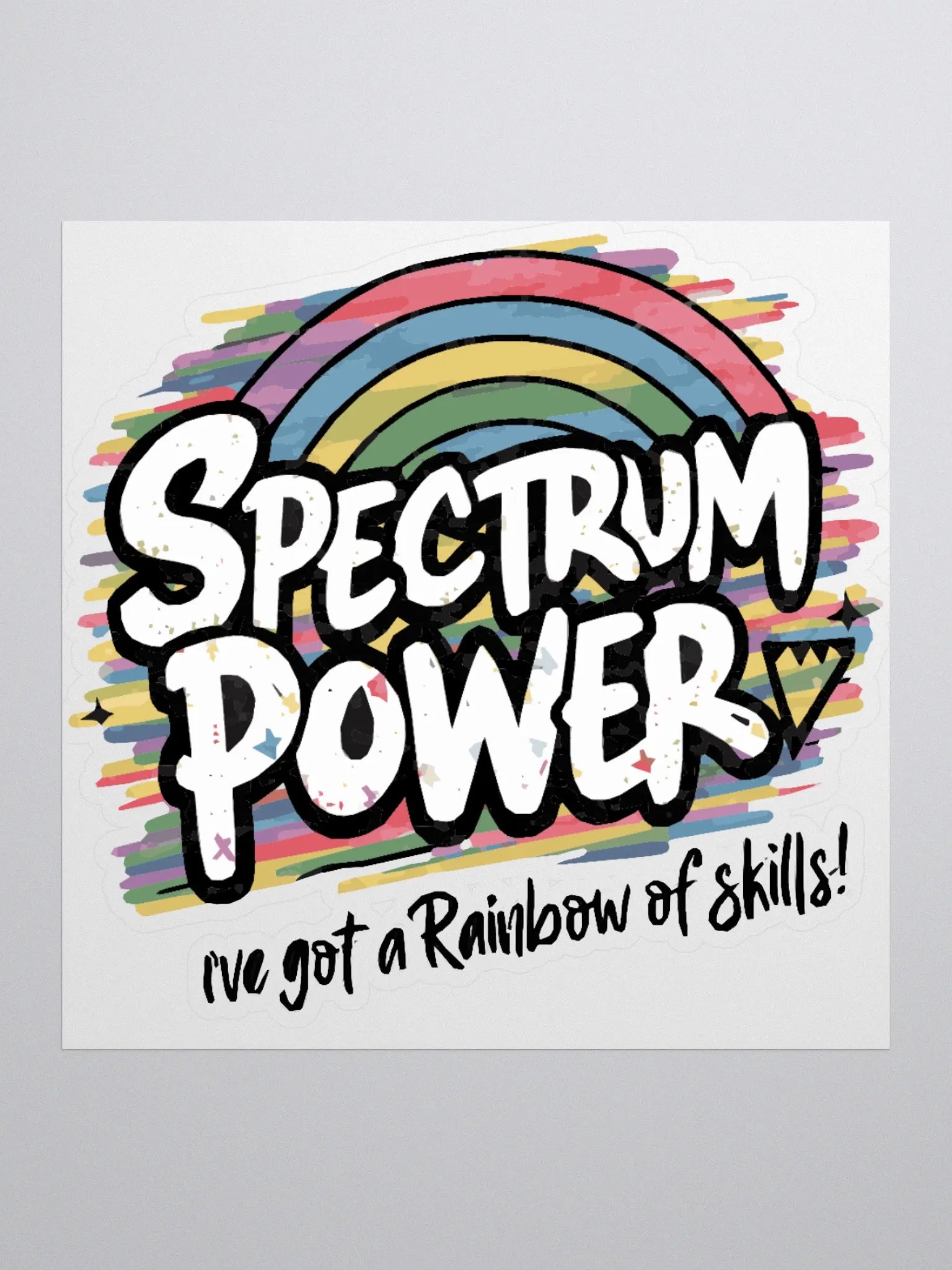 Spectrum Power I've Got A Rainbow Of Skills Sticker product image (1)