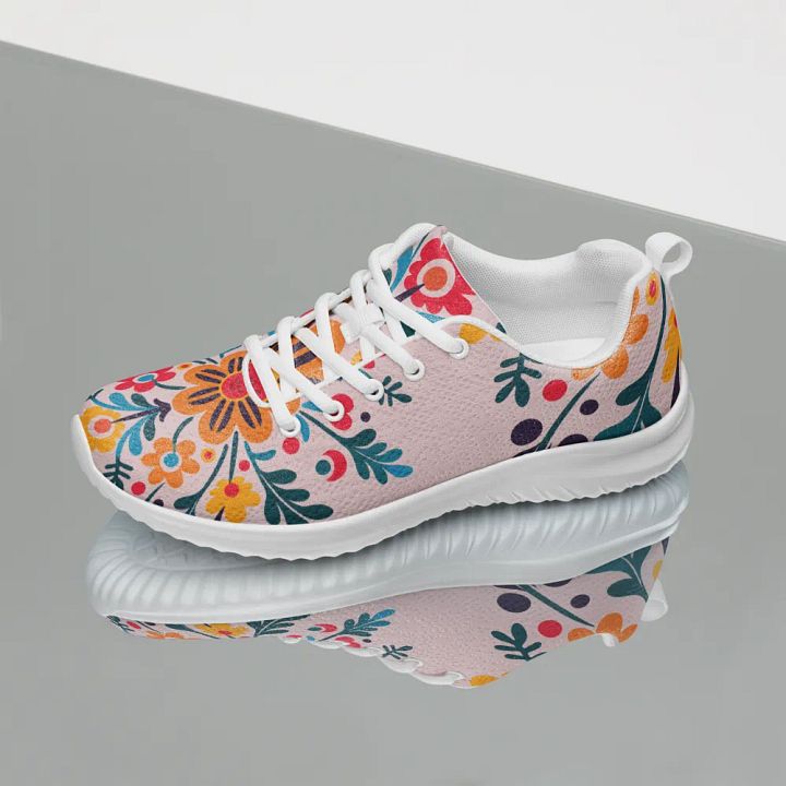 Quiet Mind Floral Athletic Shoes product image (2)