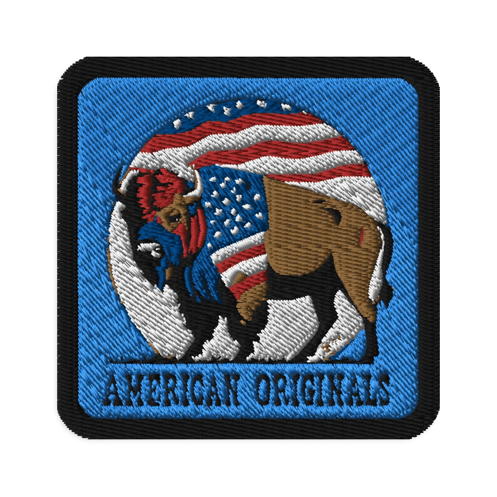 American Originals Bison Embroidery Patch product image (1)