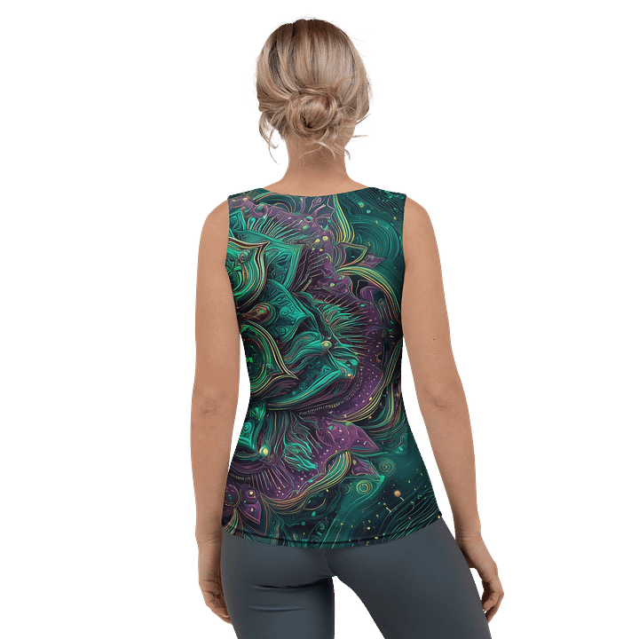 Patterned petals tank top product image (2)
