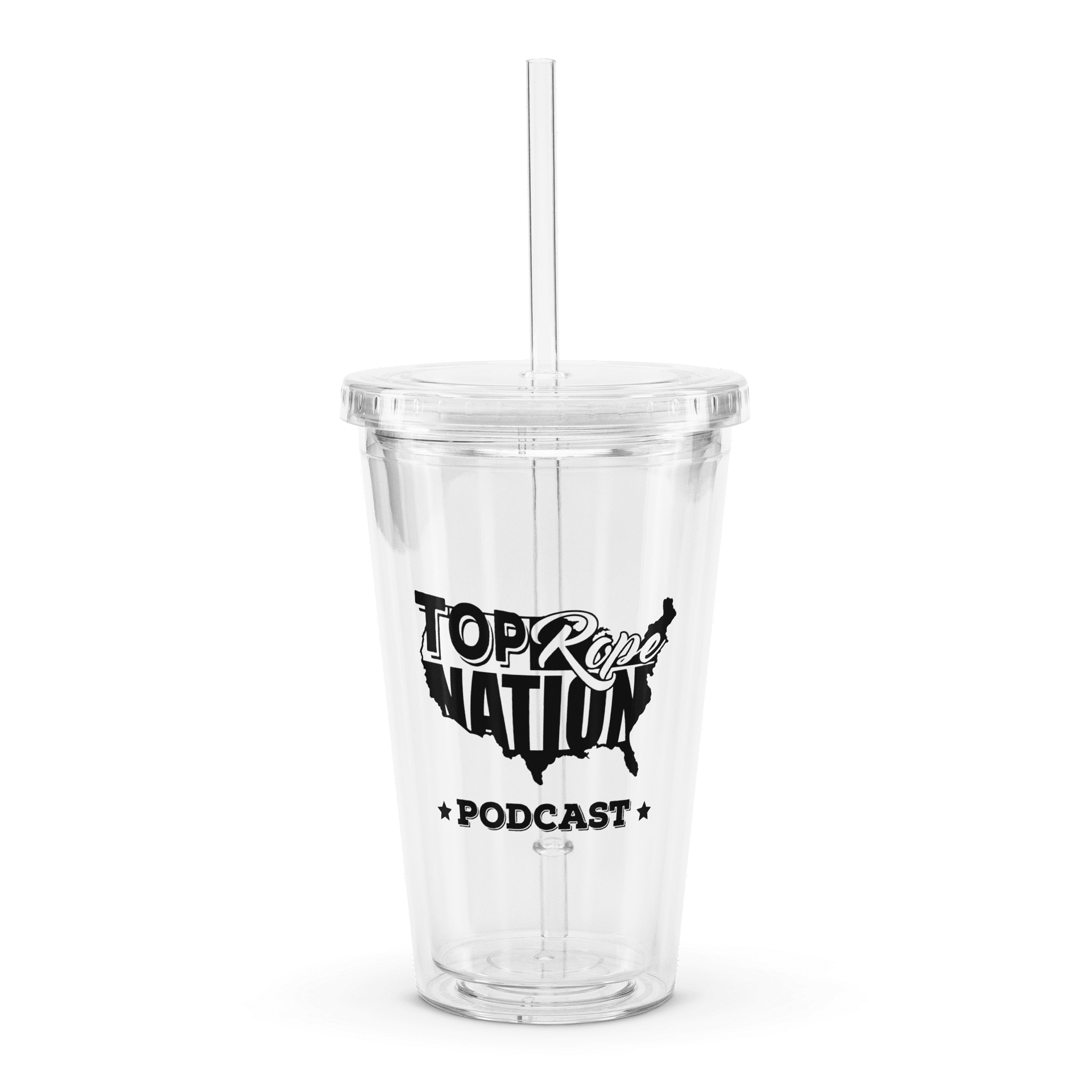 Top Rope Nation Clear Tumbler product image (1)