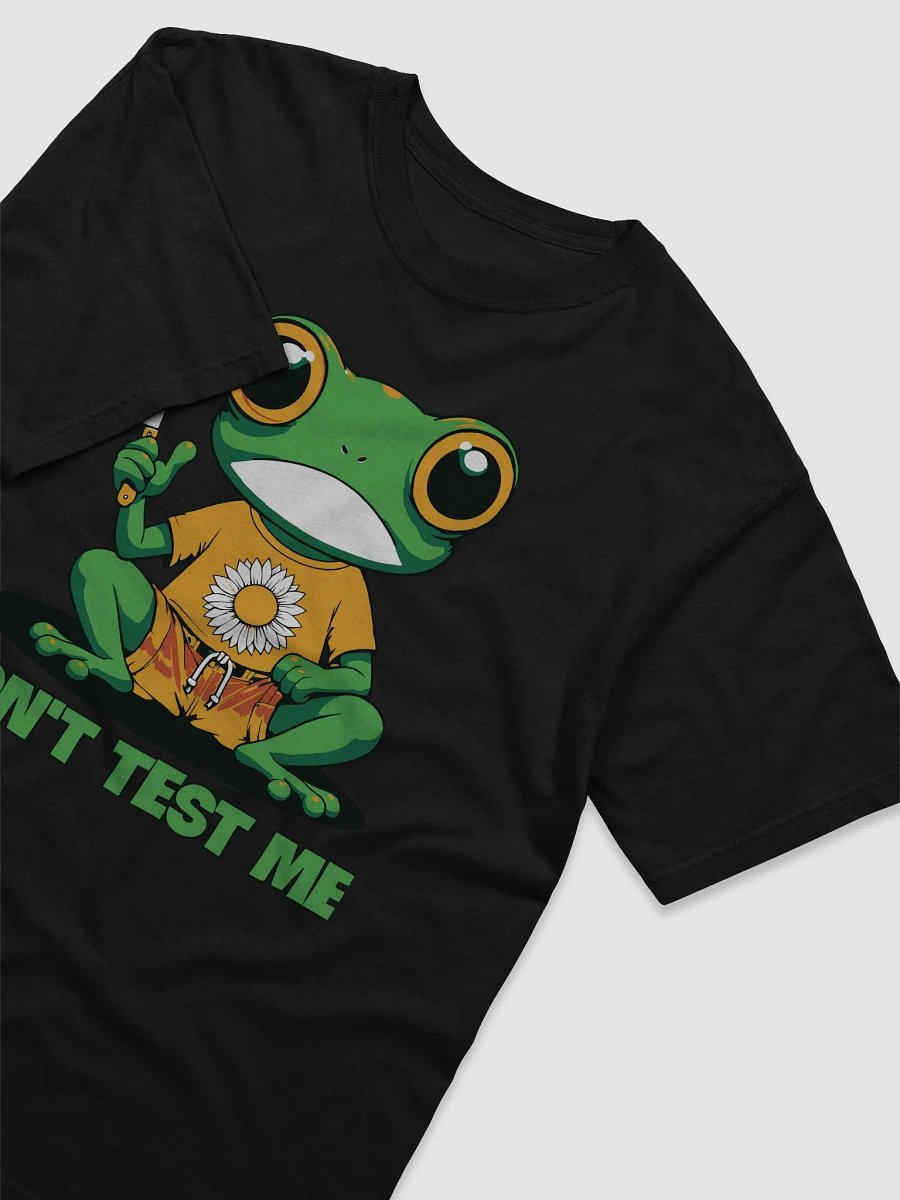 Cute Funny Frog Don't Test Me Nature Lover Graphic product image (3)