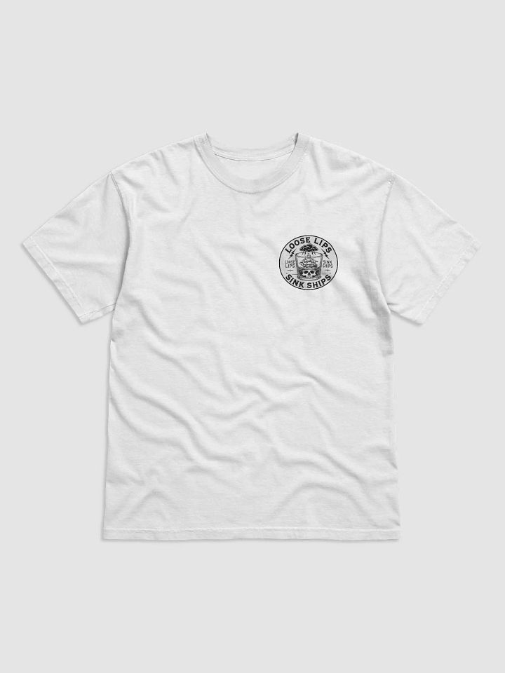 Loose Lips Sink Ships White T product image (1)