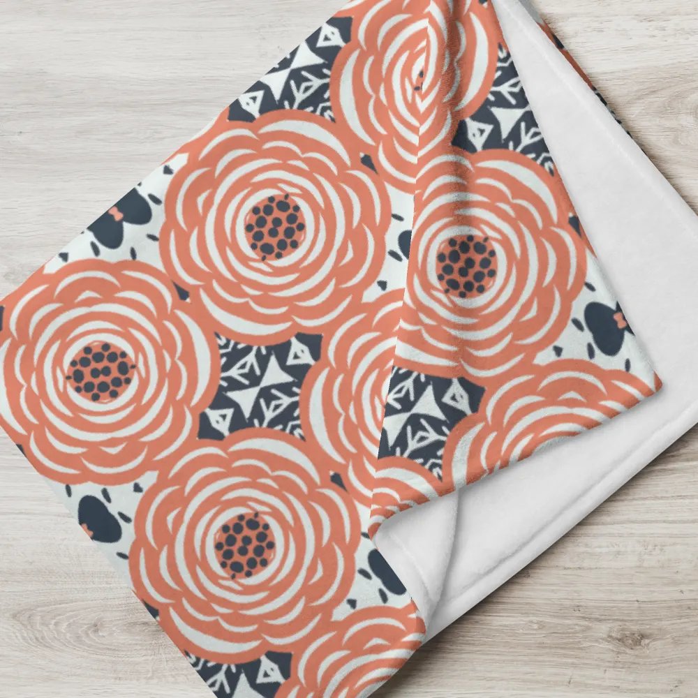 Delicate Rose Abstract Blanket product image (4)