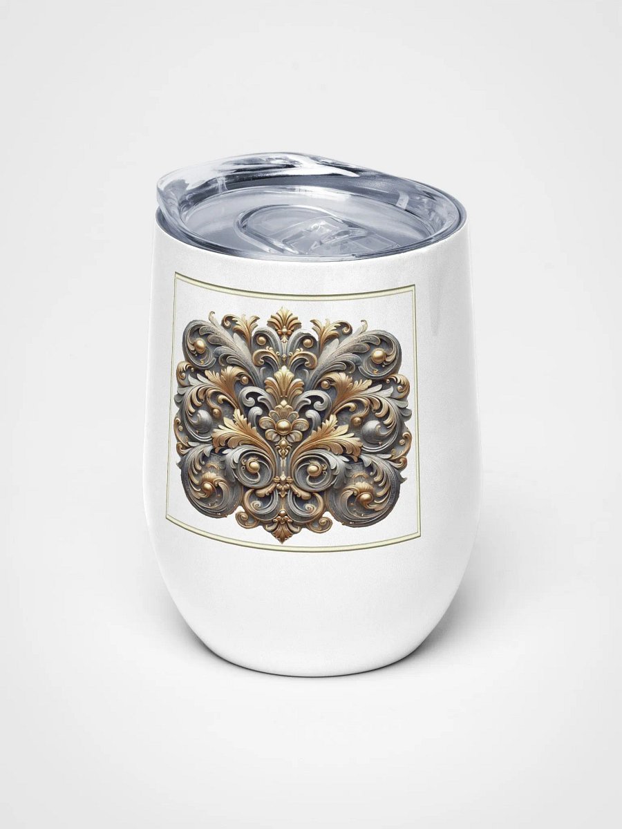 Ornate Floral Wine Tumbler product image (5)