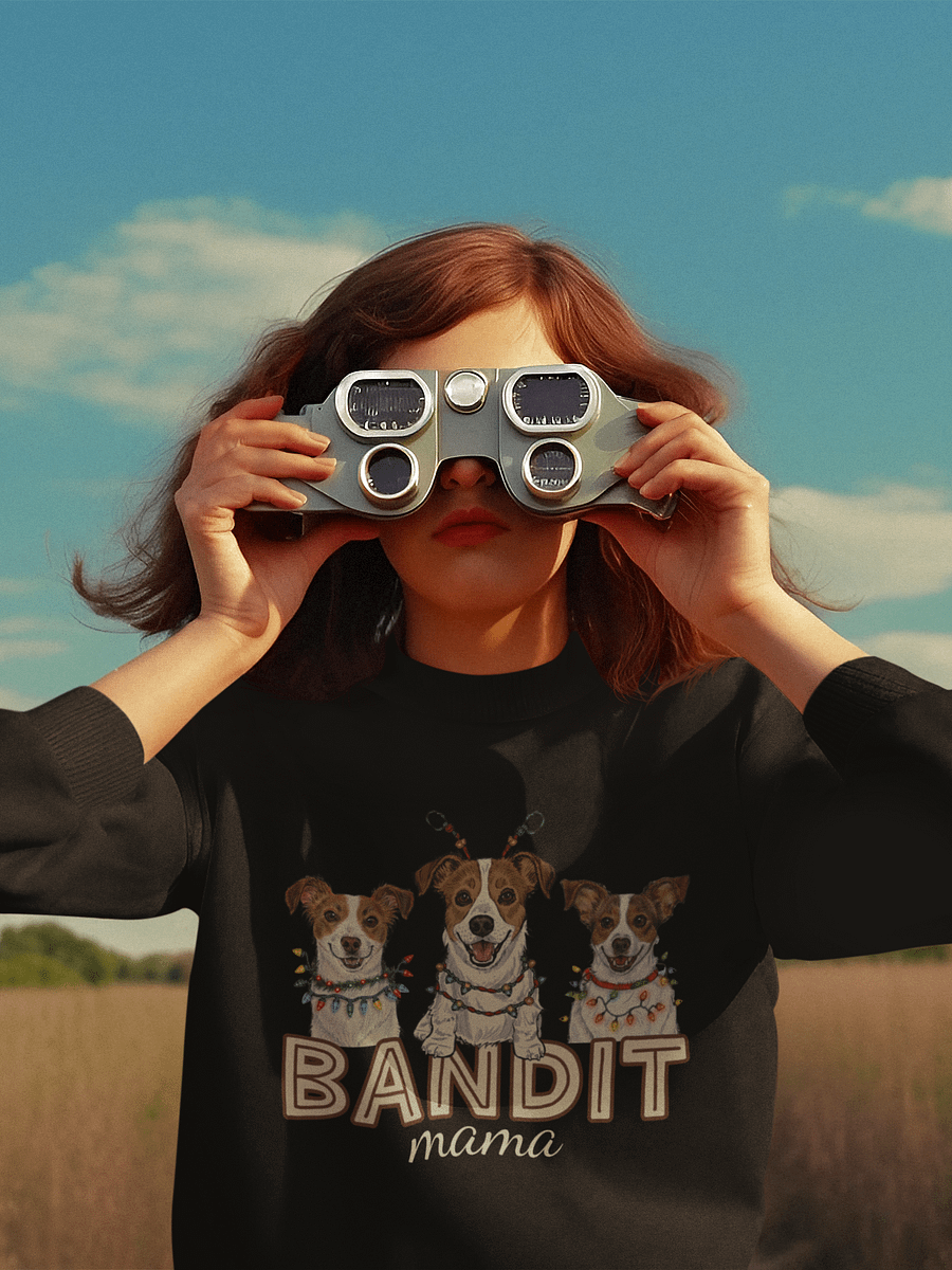Jack Russell Christmas Mama/Dad, Custom Dark Sweatshirt product image (1)