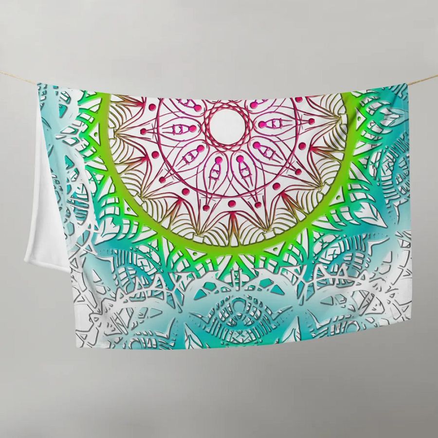Mandala Dreams Throw Blanket product image (1)