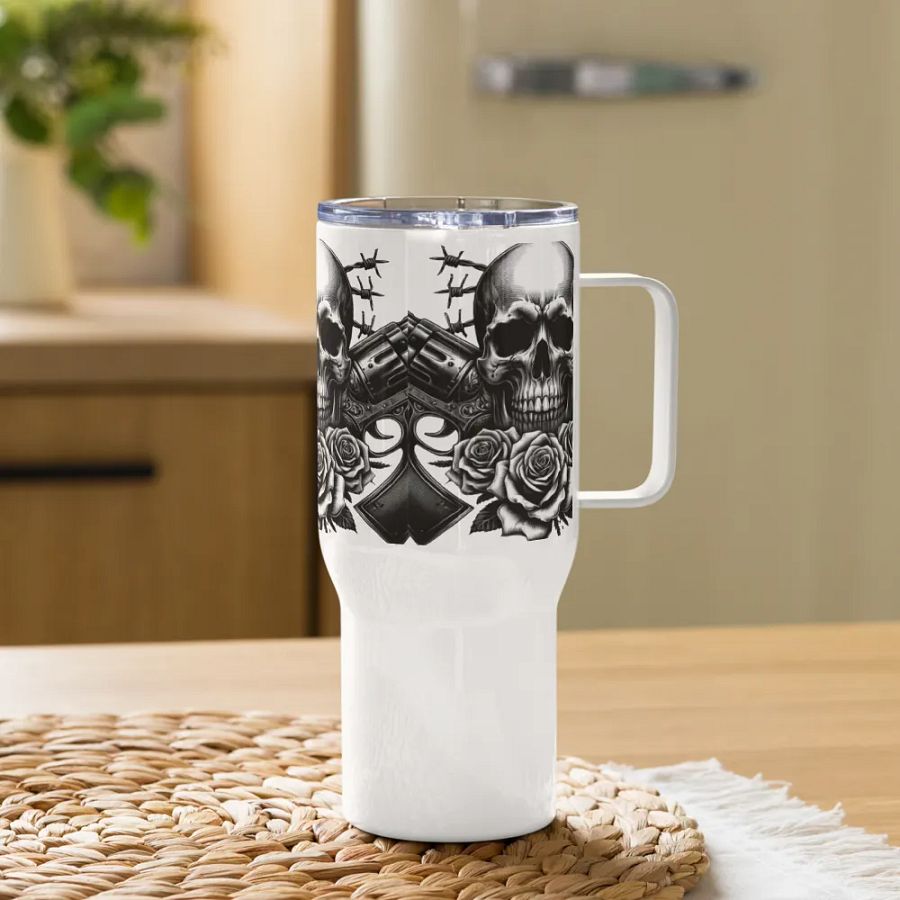 Skullz N Bullets Travel Cup product image (11)