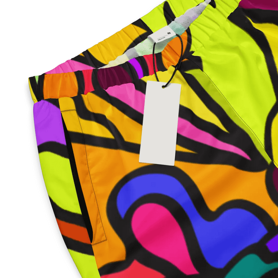 Vibrant Swirls All-Over Track Pants - Wave at Sunset product image (3)