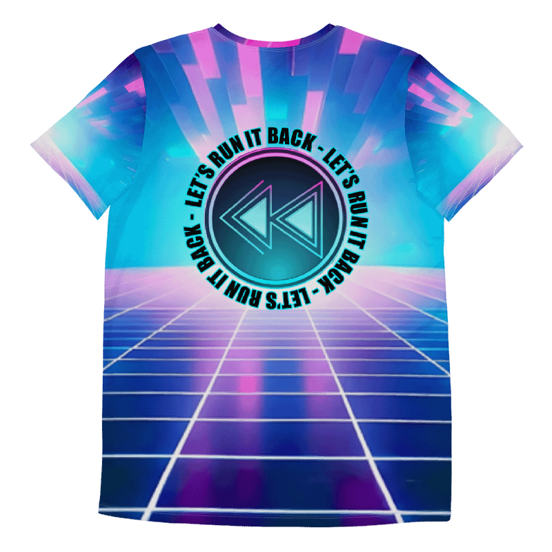 Revitalize Retro Vibes All-Over Print Tee product image (2)