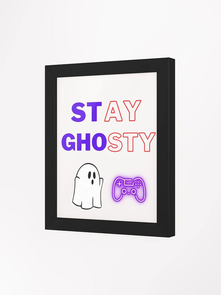Vibrant Ghosty Gaming Matte Poster product image (6)