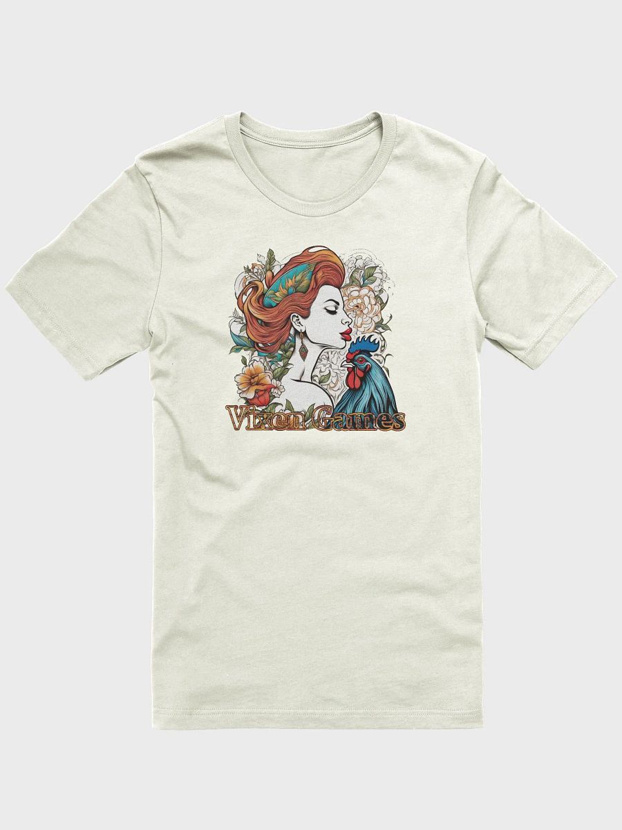 Art Nouveau Inspired Vixen games Elegant Vixen & Cock T-shirt product image (6)