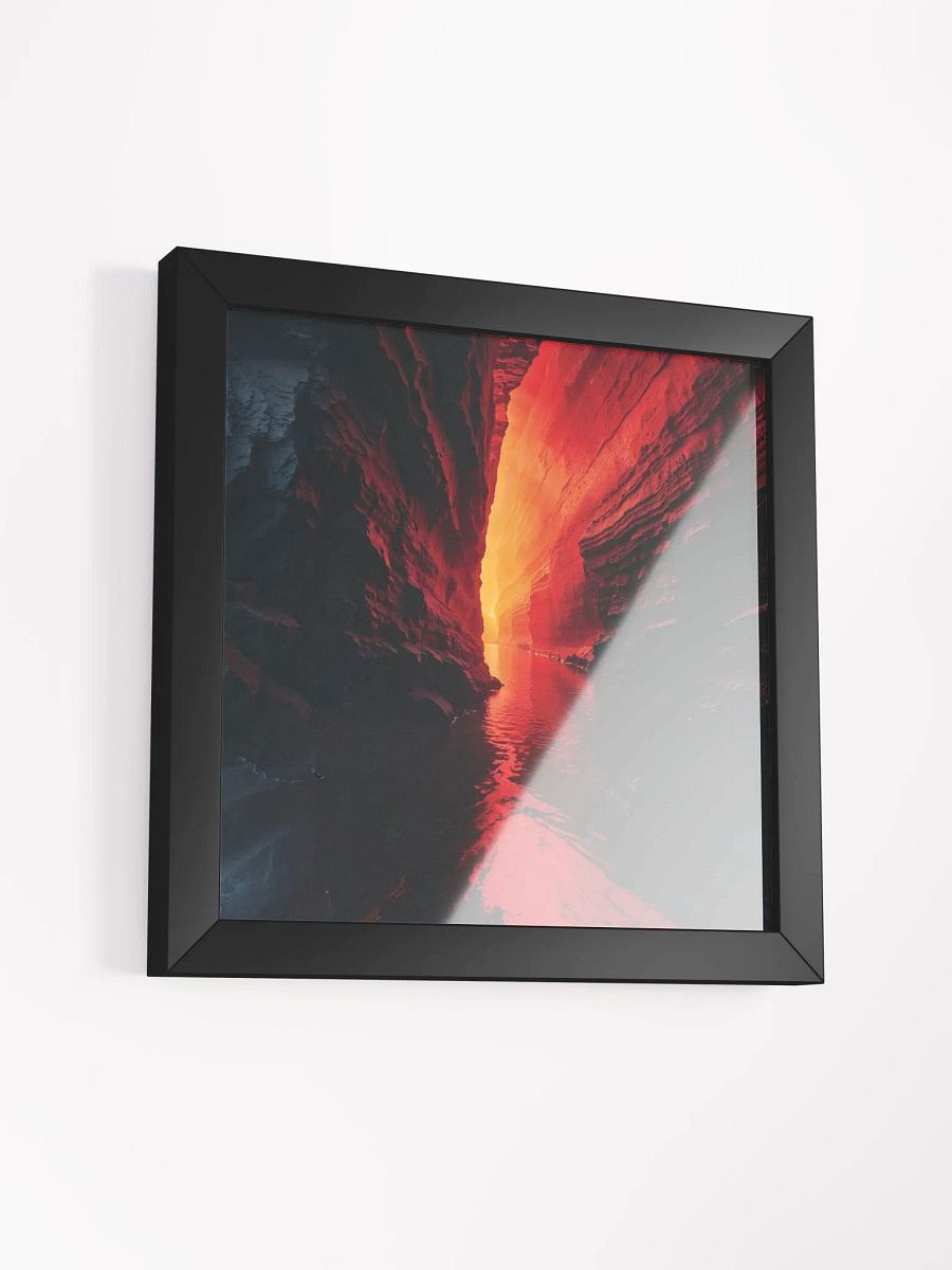 Fiery Canyon Glow Framed Print product image (32)