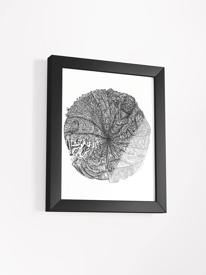 "Bicycle Day" Framed Print product image (2)