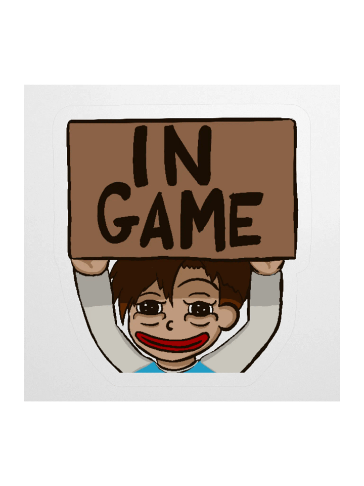 "IN GAM3" - Sticker product image (1)