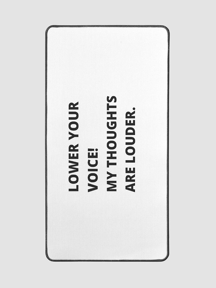 Loud Thoughts Desk Mat product image (2)