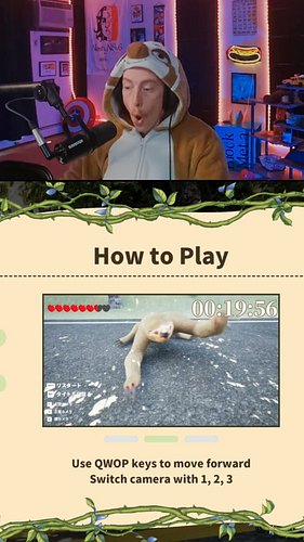 QWOP vs WASD Controls Crashout full crashout over the games controls go sloth go rage mode over the keyboard control layout