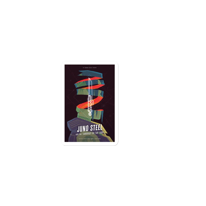 Juno Steel and The Shadows on the Ship Magnet product image (1)