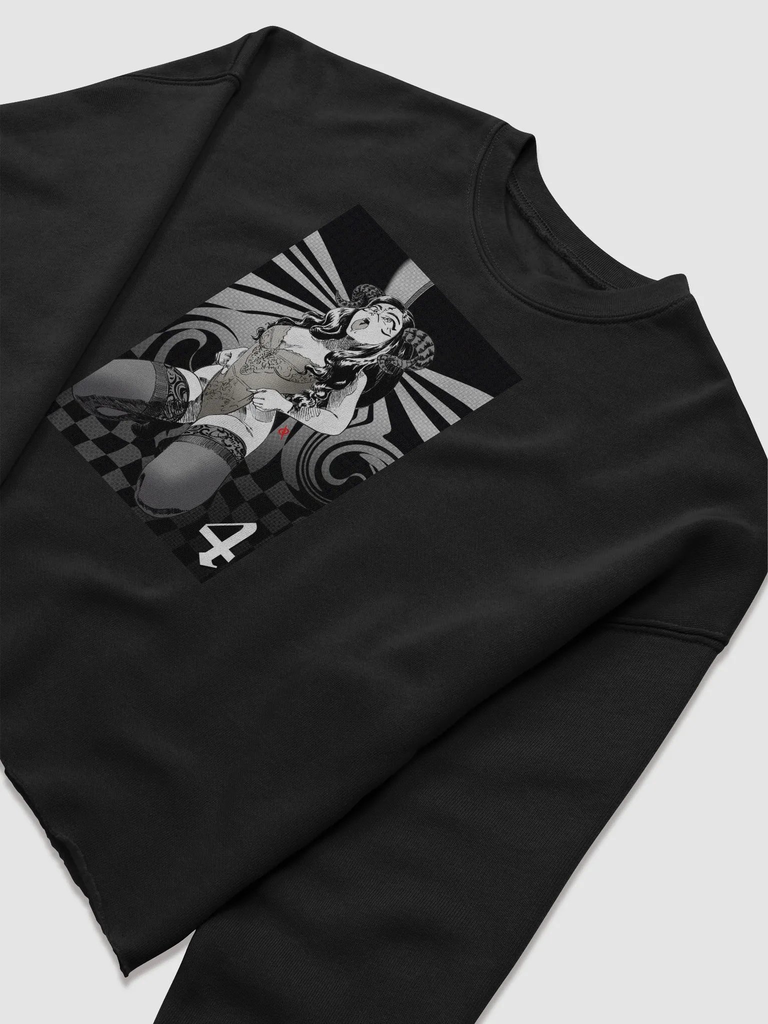 Worship Me Cropped Sweatshirt product image (3)