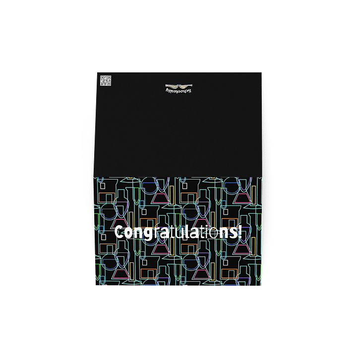 Chemistry Lab Lines Graduation Card product image (2)