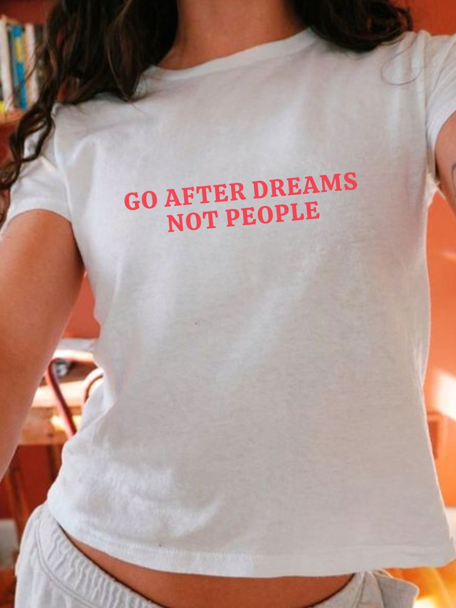 Go After Dreams Baby Tee product image (8)
