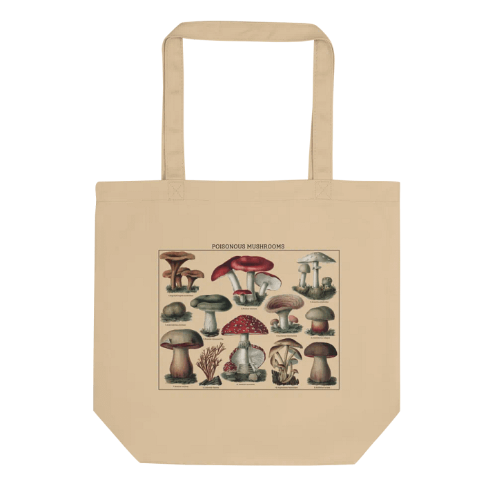 Poisonous And Edible Mushrooms Eco Tote product image (1)