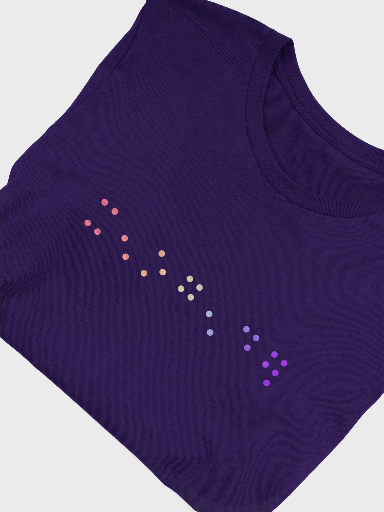 xenogender contracted braille t-shirt product image (5)