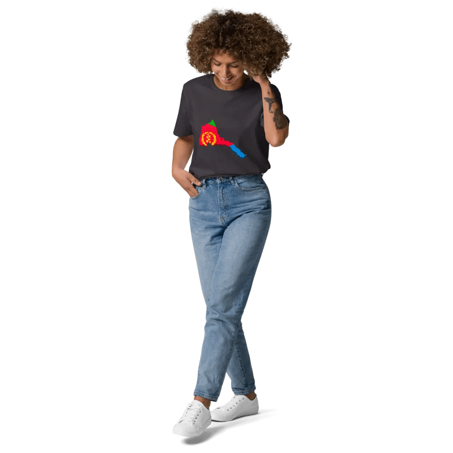 Eritrea Emblematic Map Organic Tee product image (143)