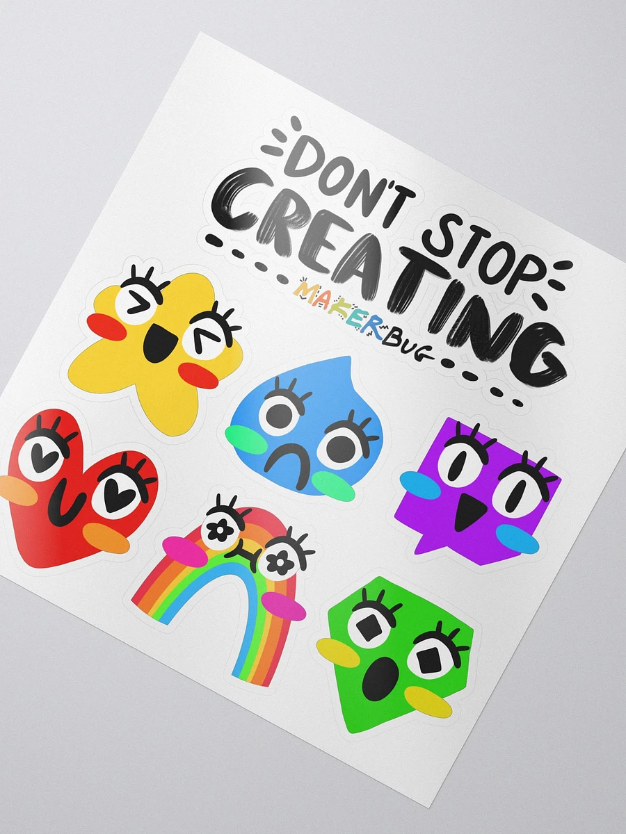 DONT STOP CREATING Sticker Sheet product image (2)