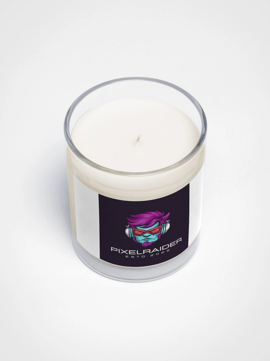Soy Wax Candle In A Clear Glass Jar product image (3)