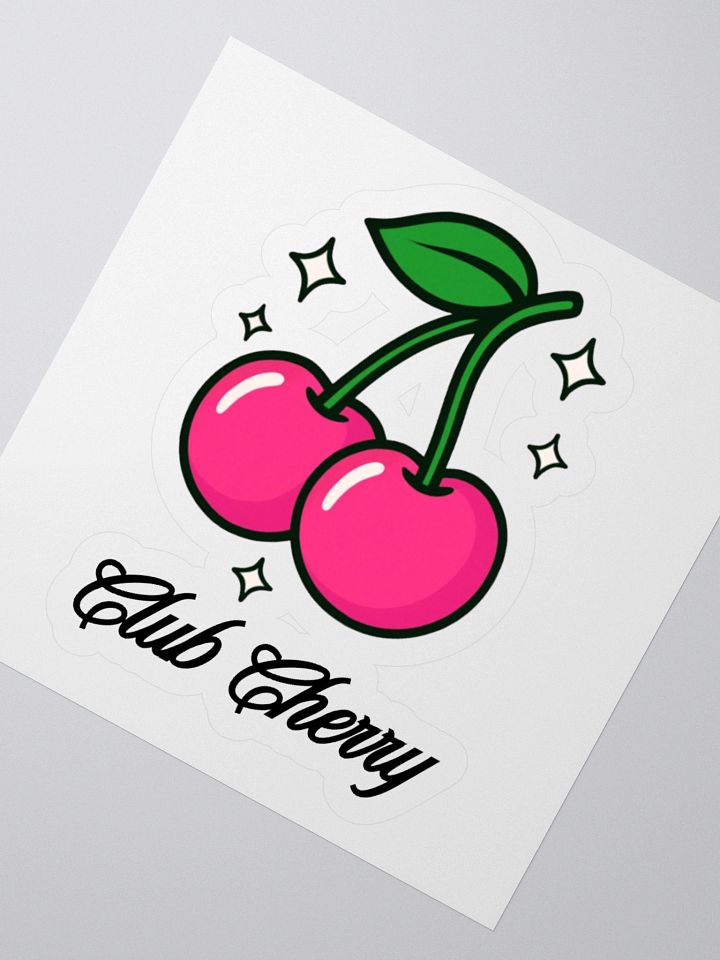 Club Cherry Sticker w/Logo product image (2)