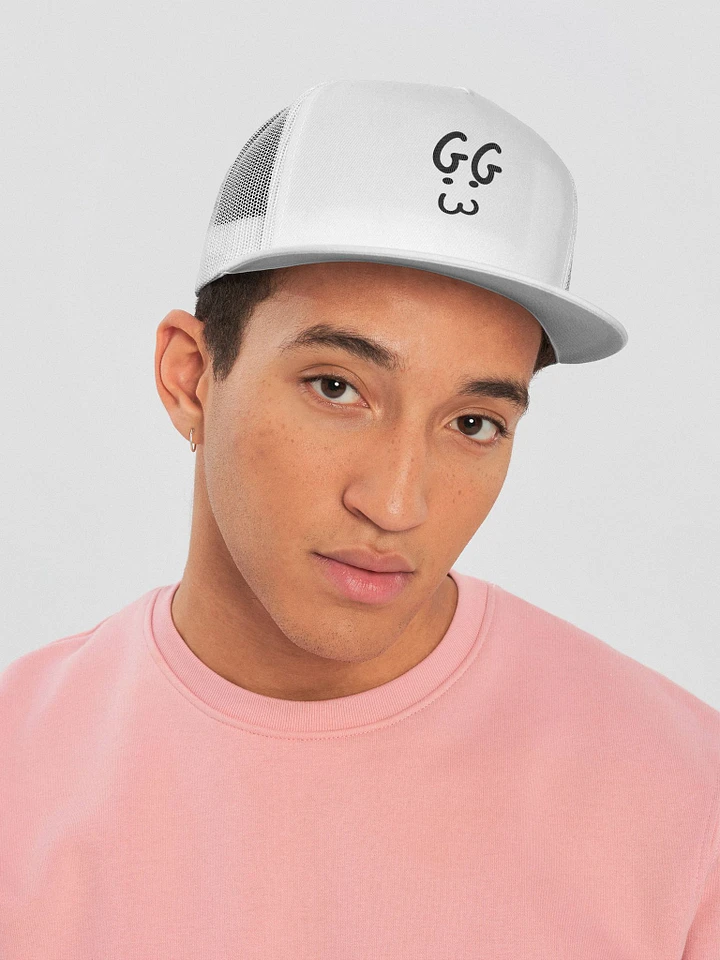 GG CAT FACE (White) - Hat product image (1)