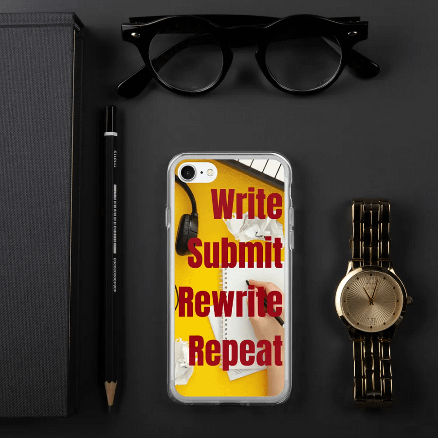 Write, Submit, Rewrite, Repeat iPhone Case product image (329)