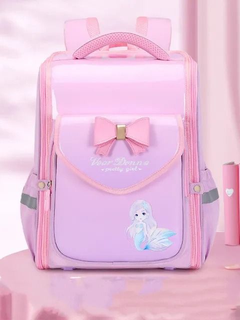Women's Fashionable Waterproof Load Reduction Spine Protection Shoulder Bag Schoolbag product image (2)