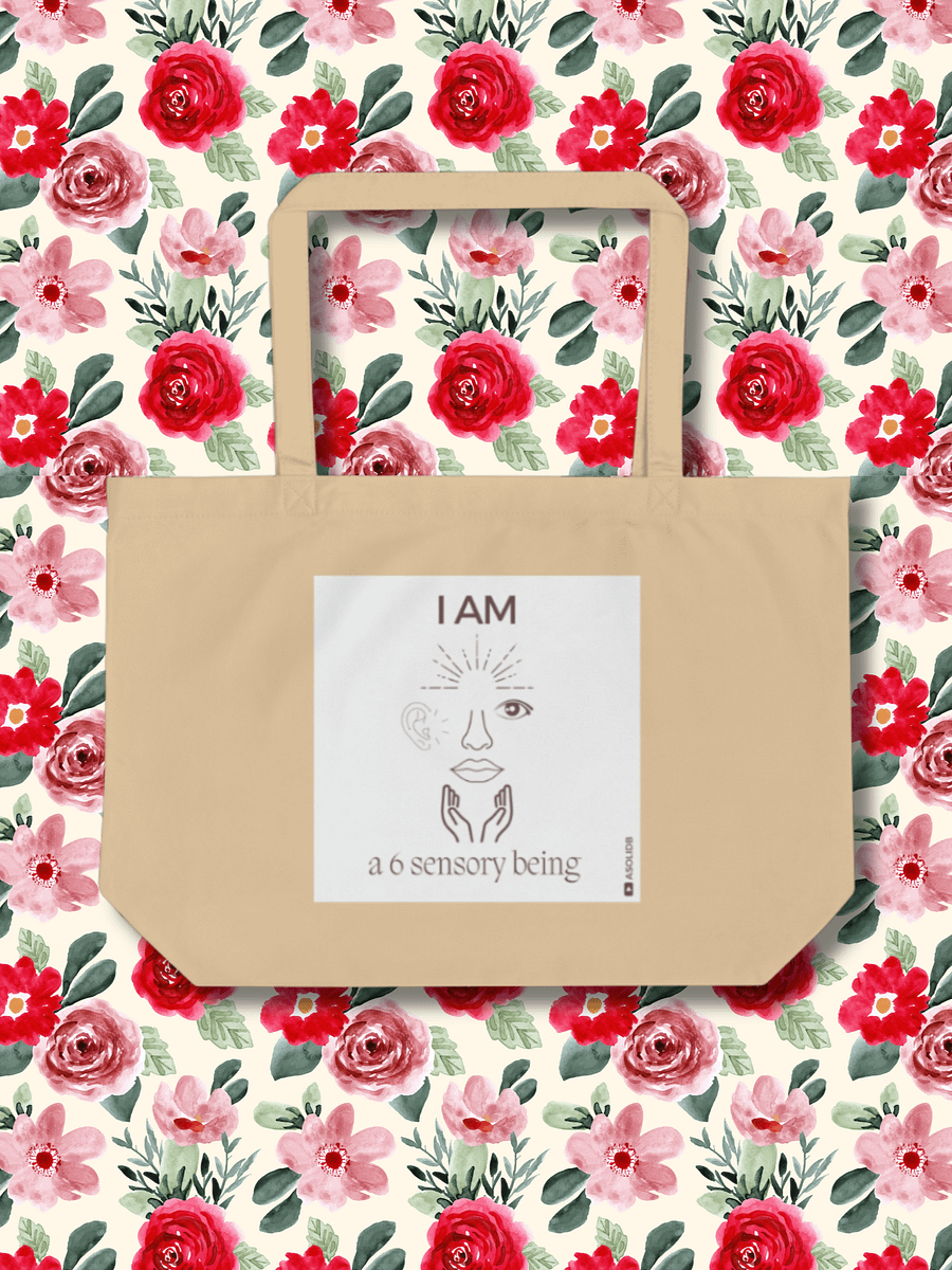 We R 6 Sensory Beings - organic cotton tote product image (1)
