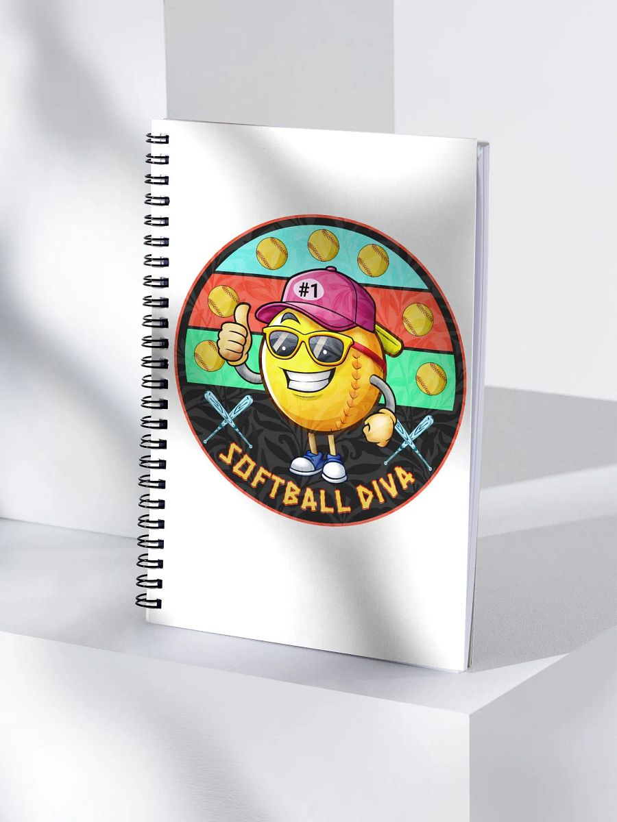 Softball Diva Spiral Notebook product image (3)