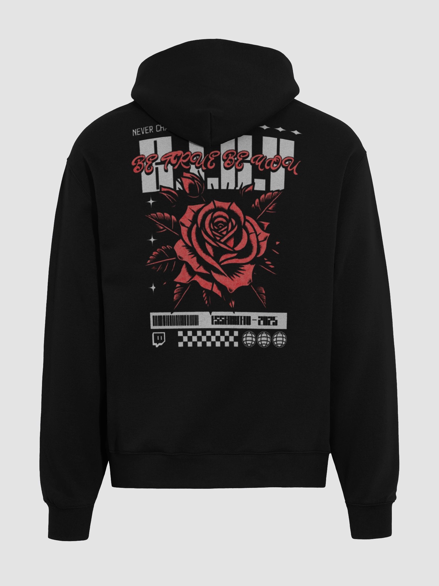 Be True Be You (BTBY) OVER SIZED VINTAGE STYLE HOODIE product image (3)