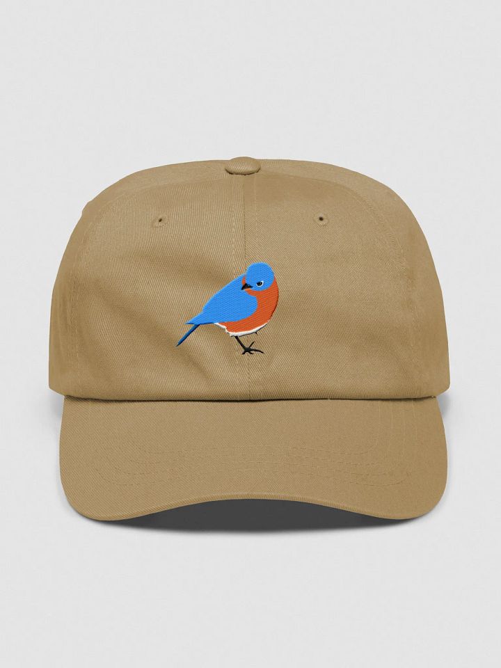 Over the Shoulder Bluebird Dad Hat – Plain Back product image (2)