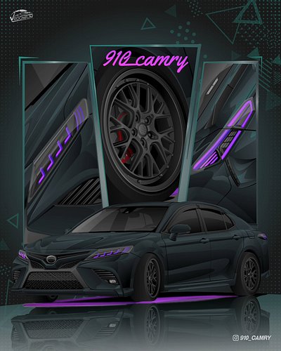 When your build hits that perfect note of dark, deadly, and dripping in purple heat 💜⚡️
This 8th gen Camry from @910_camry ai...