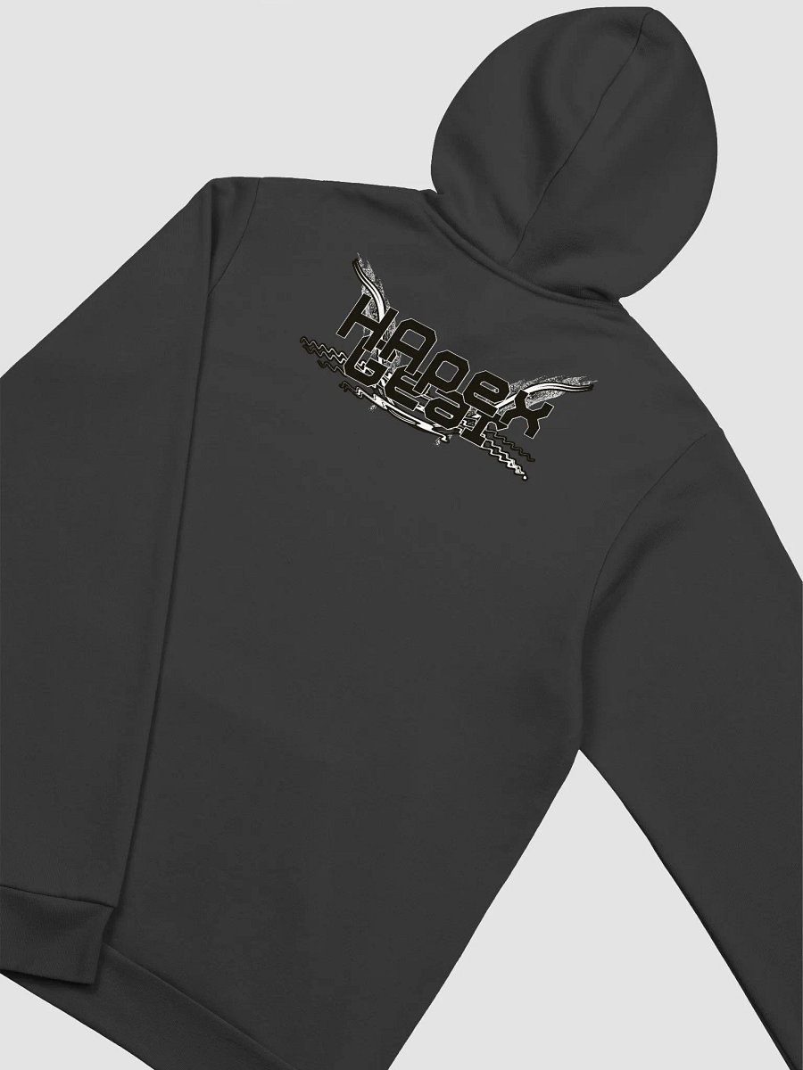 Supersoft Hoodie - Black HApex Gear White Logo product image (4)