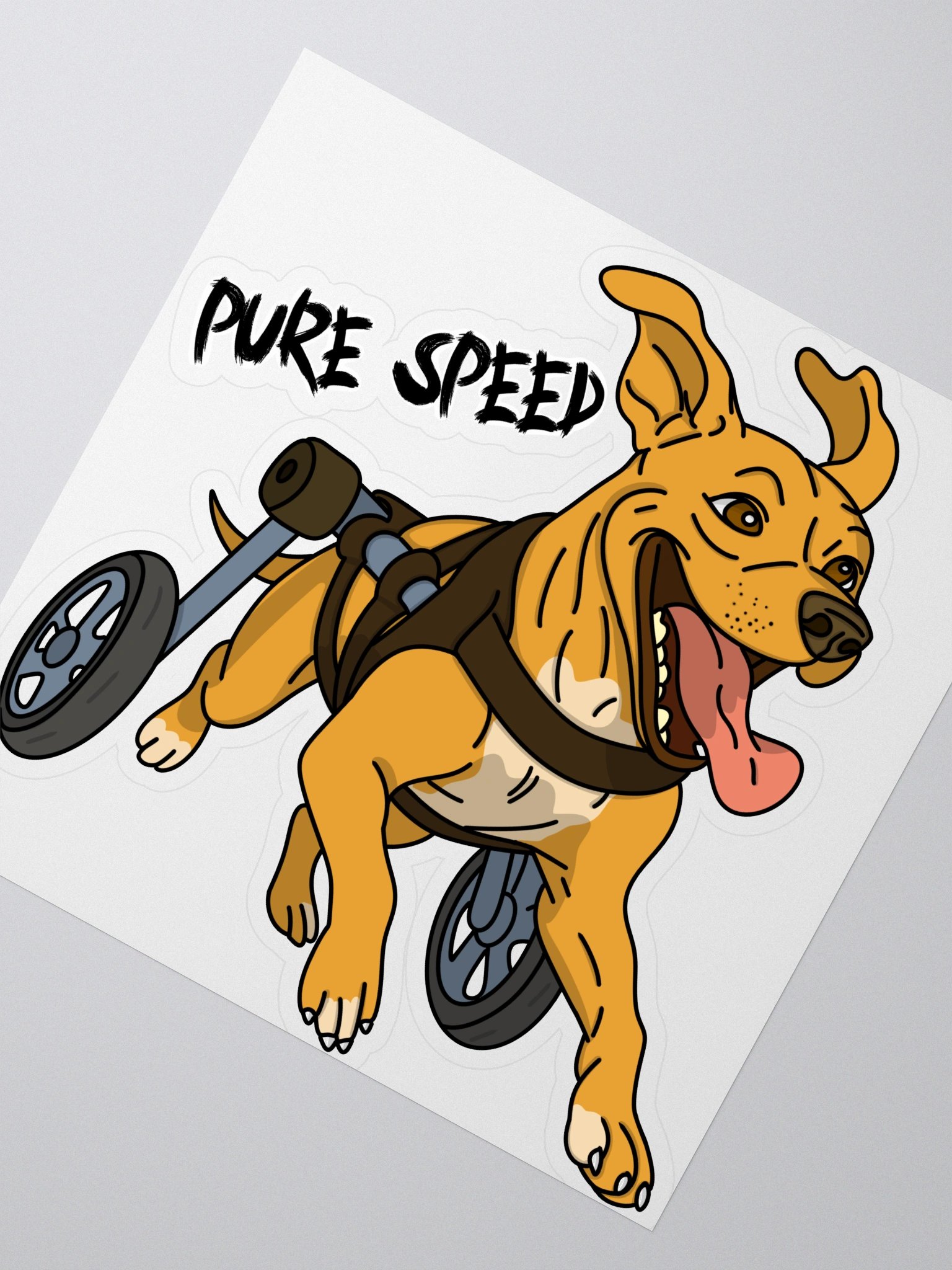 Wheelin' Woofs Kiss Cut Stickers product image (2)