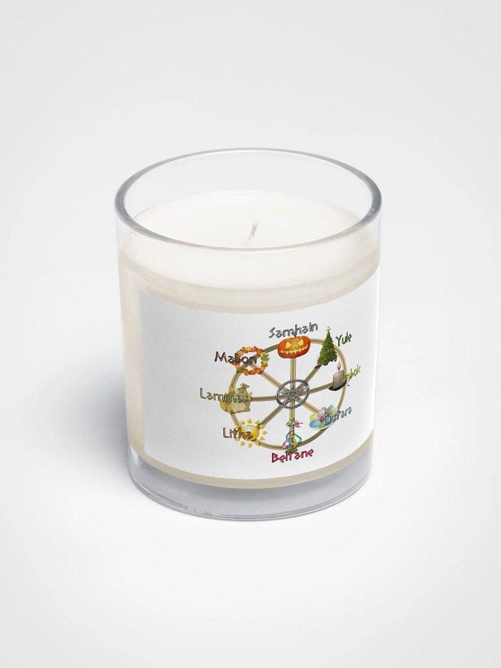 Wheel of Pagan Festivals Soy Wax Candle product image (2)