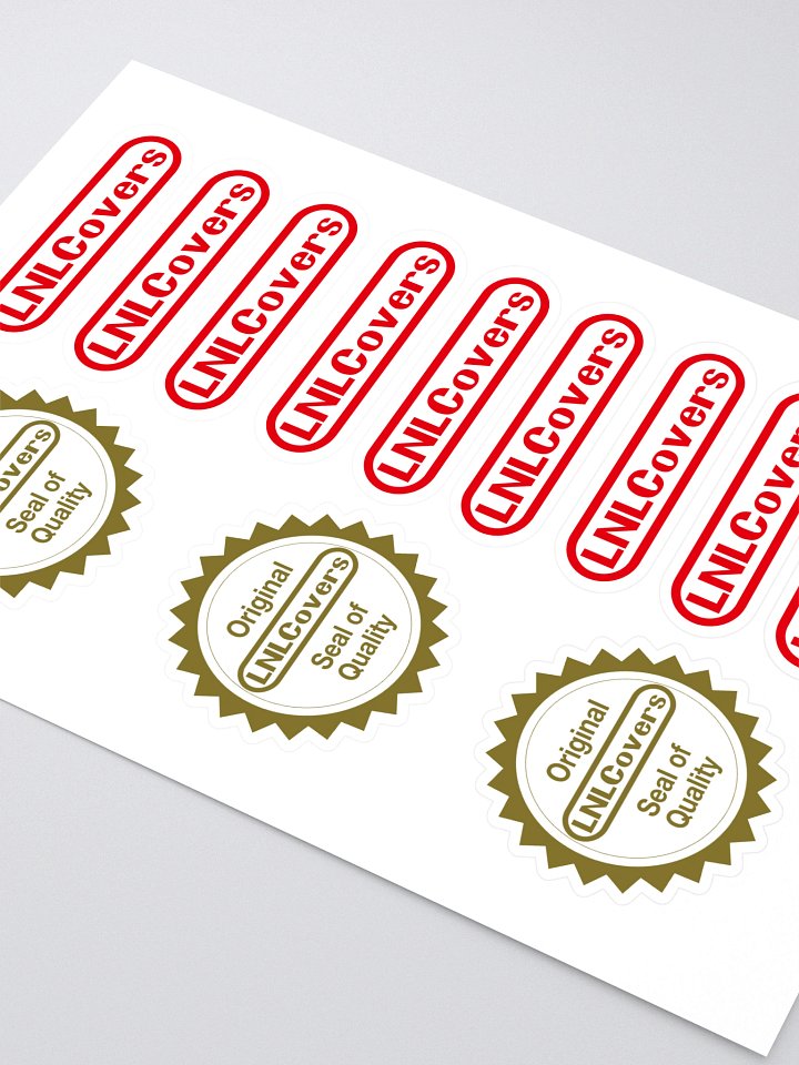LNLCovers Retro Logos - Kiss Cut Sticker Sheet product image (2)