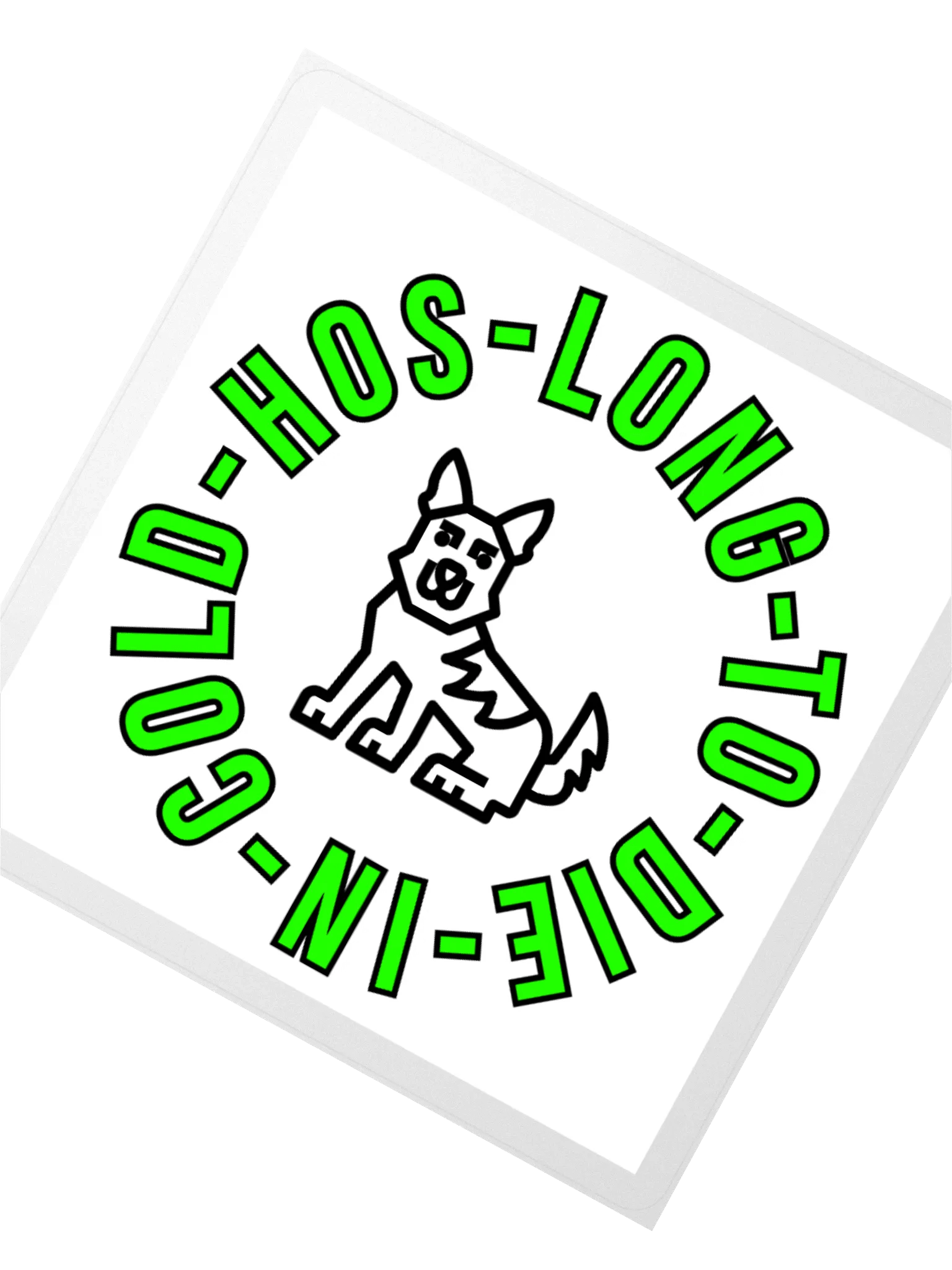 Hos Long Kiss Cut Sticker product image (2)