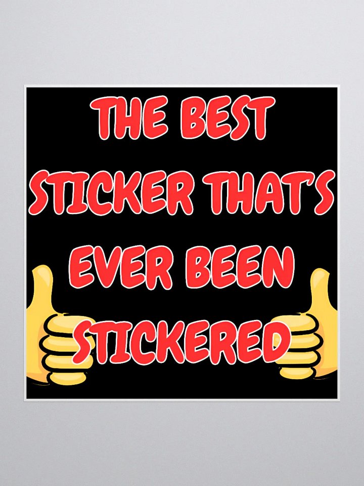 The Best Sticker product image (3)