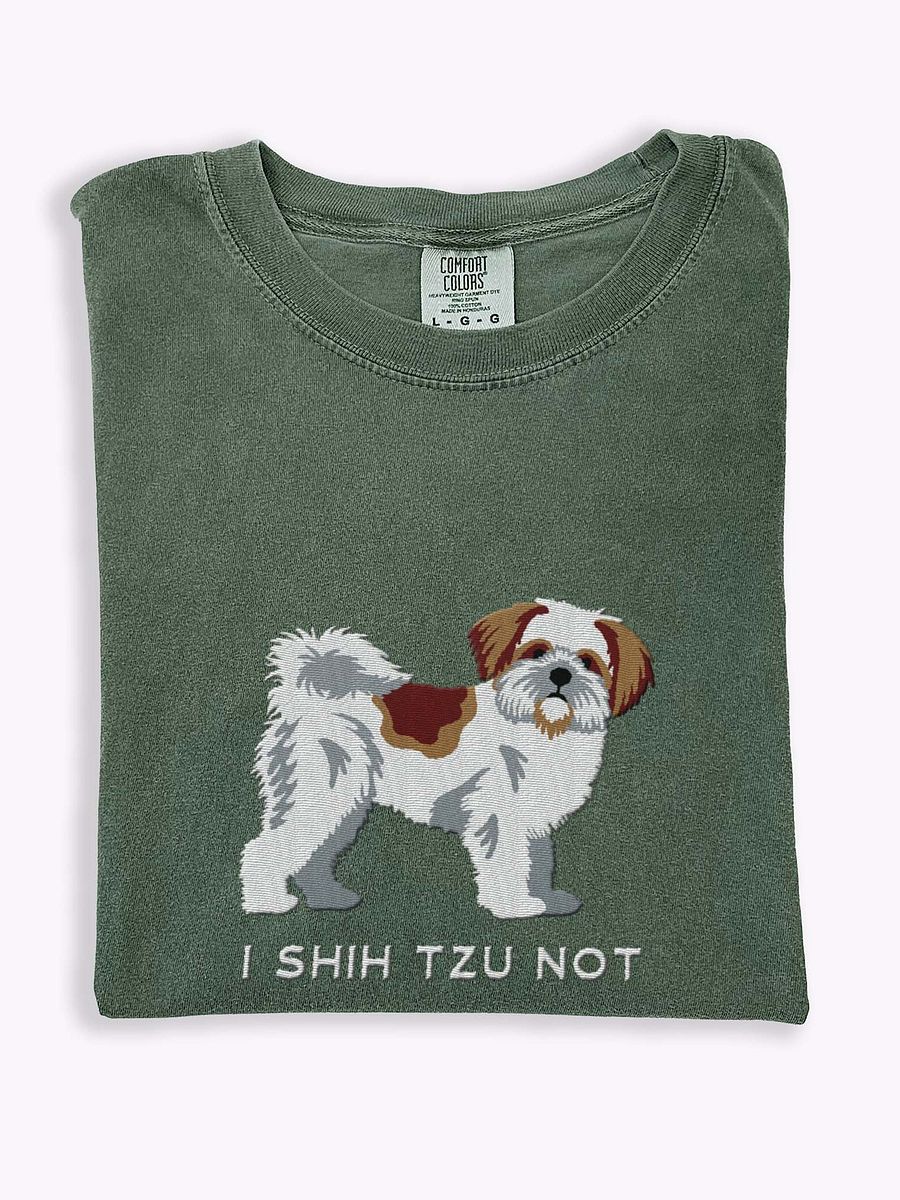 I Shih Tzu Not T-Shirt(Embroidered) of a Shih Tzu product image (1)