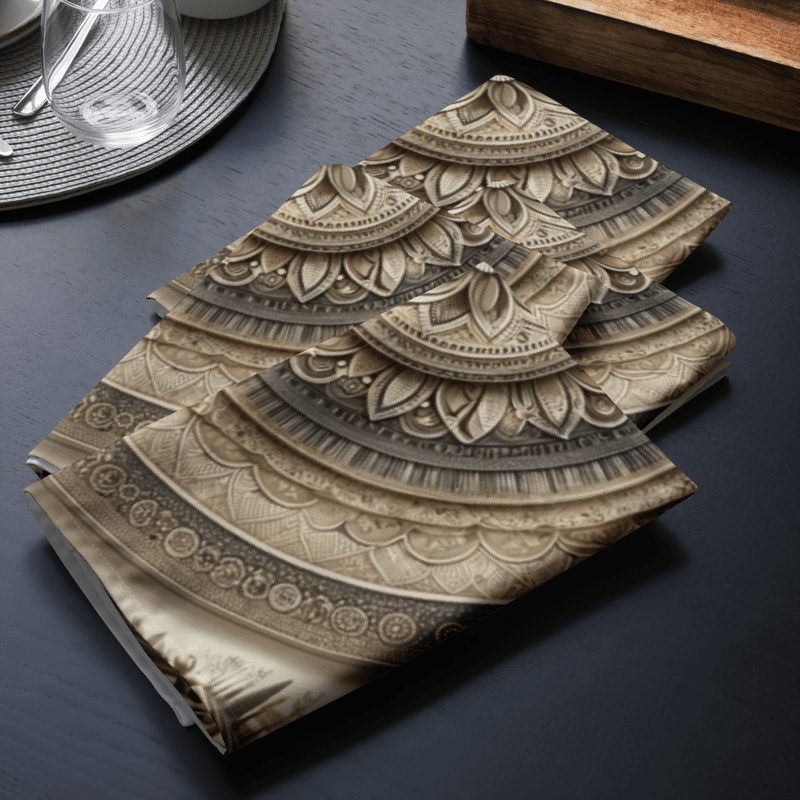 Lavish Botanical Mandala Napkins product image (3)