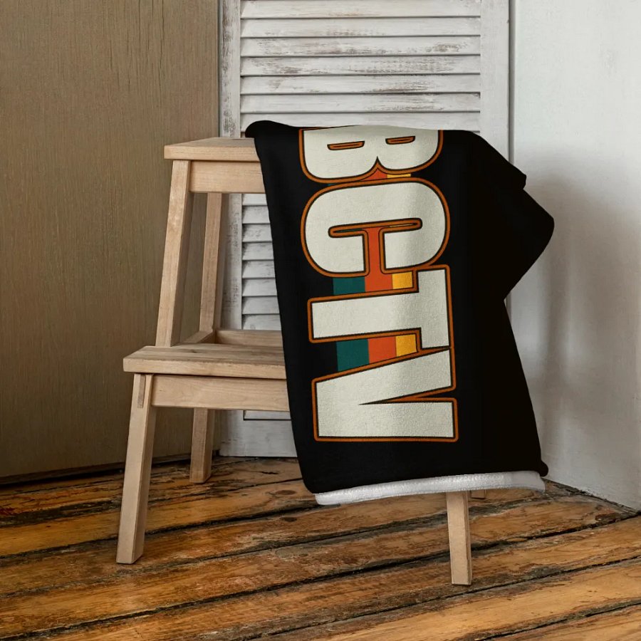 BCTV Oldschool Logo Towl - Black product image (4)