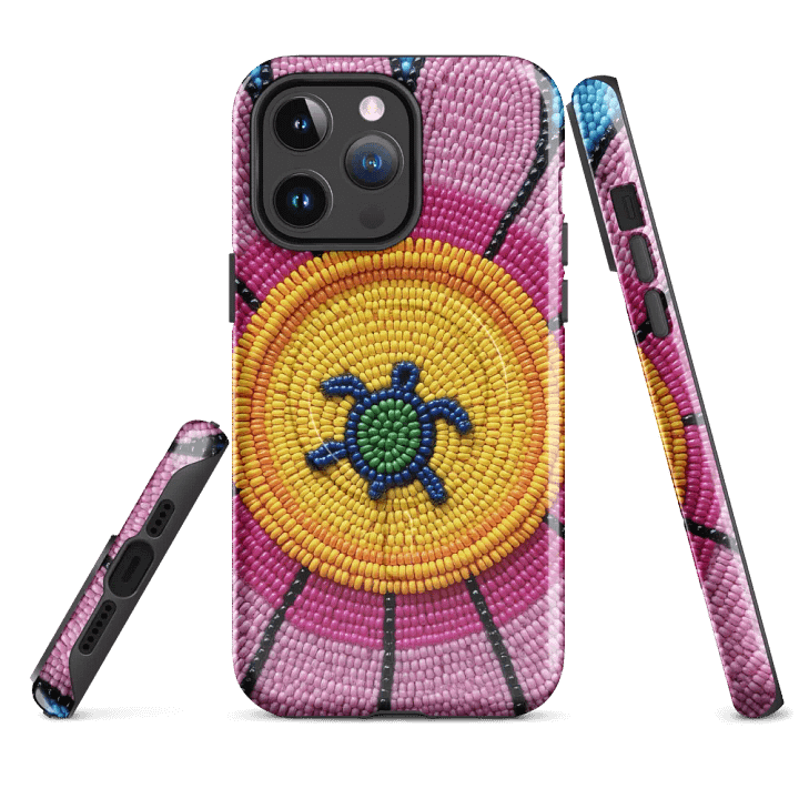 Turtle Blossom Faux-Beaded iPhone® Tough Case product image (4)